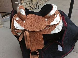 Tex Tan Imperial Saddle 16" like new!!