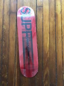 SUPREME 10SS MOTION LOGO DECK motion logo skate deck RED Box Tee hat