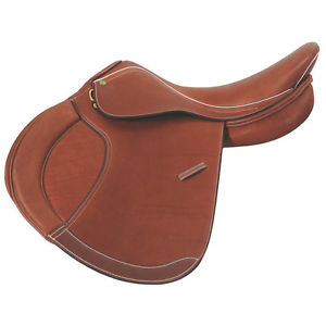 HDR Pro Concept Close Contact Saddle - Havana -17" Med Tree