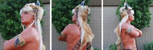 Museum Quality Choctaw Indian Genuine Red Fox Headdress NATIVE MADE