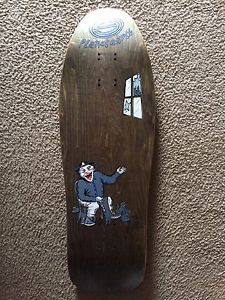Planet Earth Chris Miller Old Man With Cats Vintage NOS Skateboard Deck