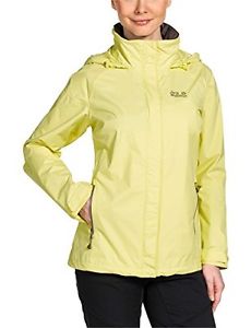 Tg Small| Jack Wolfskin, Giacca a vento Donna Supercell Texapore, Giallo (Lemona