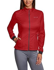Tg Large| FALKE, Giacca running Softshell Donna - Air Ventilation, Rosa (Cranber