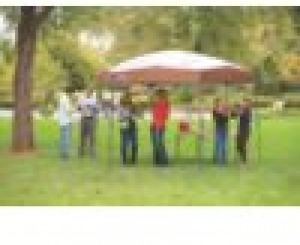 Coleman 12-by-10-foot Hex Instant Screened Canopy/Gazebo