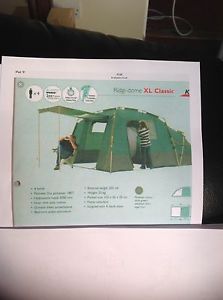 Camping Equipment Khyam XL Classic Plus Extras