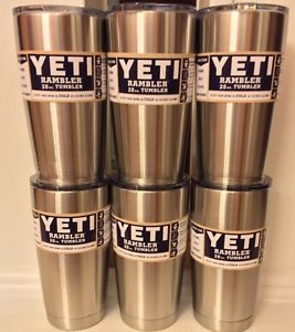 Lot Of 24 Yeti!!! 20oz.Rambler Tumbler - 18/8 Stainless Steel
