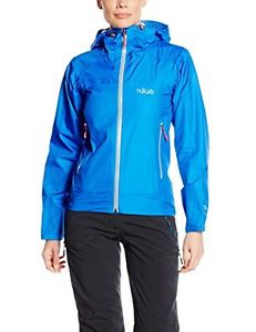 Tg 38| Rab Damen Jacke Atmos, QWF-47-MY-10, Colore Blu (Maya), Taglia 38