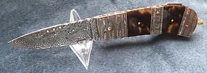 Damast Messer Custom Knife von Kaj Embretsen Folder