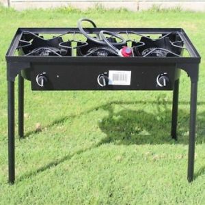 Concord Cookware Triple Burner Outdoor Stand Cooker Great for Outdoor Weekends