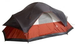 Camping Tent 8 Person Weathertec System Coleman 8-Person Red Canyon Tent