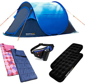 Festival Bundle - Tent & Belt bag & Airbeds & Sleeping bags