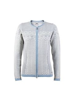 Tg Medium| Dale of Norway - Giacca da donna Sigrid, colore mélange grigio/bianc