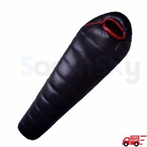 High Quality Sleeping Bag Goose Down Mummy Ultralight Lengthened Outdoor Bag