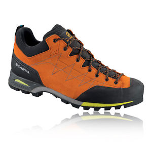 Scarpa Zodiac Tech Approach Mens Orange Water Resistant Walking Shoes 9
