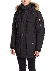 Tg 46| BOGNER FIRE + ICE piumino da uomo Lasse-D, 3405-P937 Nero nero 46