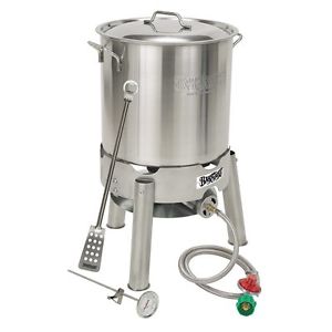Outdoor Propane Fryer Cooking Kit Fish Turkey Crab Boil Pot