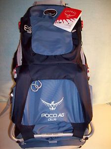 osprey backpack poco ag plus child carrier seaside blue