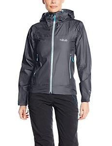 Tg 38| Rab Damen Jacke Atmos, QWF-47-BE-10, Colore Marrone (Beluga), Taglia 38