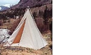 Canvas Range Tent  8'x8' with Bi-Pole