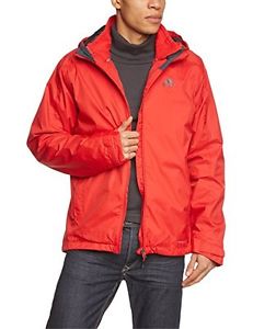 Tg 54| Adidas, Giacca a vento da escursionismo Uomo HT 3 in 1 Wandertag, Rosso (