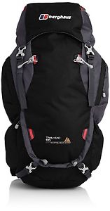 NEW Berghaus Men's Trailhead 65 Rucksack Black & Carbon Backpacking Travelling