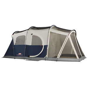 Coleman Weathermaster Tent 17' x 9' Elite 6 Person w/LED Family Camping Outdoor