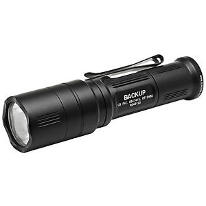 Surefire 5/200 Lumens Compact Flashlight Black Finish EB1C-B-BK