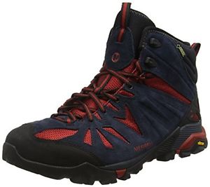 Tg 43 EU| Merrell Capra Mid Gore-Tex, Scarpe da Arrampicata Alta Uomo, Blu (Navy