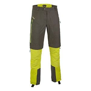 Tg 52/XL| SALEWA, Pantaloni da trekking Uomo Erzlahn, Grigio (Carbon/5100), 52/X