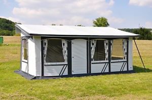 Hahn Vorzelt Bern Gr. 3, 250 cm tief, freistehend, Standzelt, Wohnwagenvorzelt