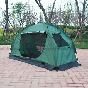 1 Person Foldable Bag Tent w/ Sleeping Bag Outdoor Hiking Camp Camping Bed Cot