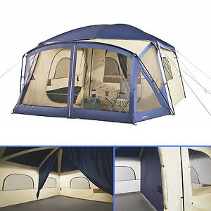 Outdoor Canopy Tent Screen House 12-Person Cabin Porch Sleeper Camping Bed Hiker