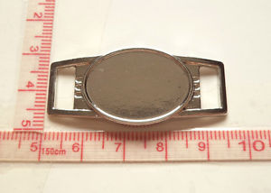 400 Blank Oval Shoelace charms shoe thingz & Paracord Charms with Epoxy Sticke