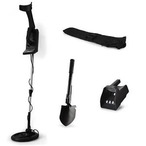 EQUIPO SET DETECTOR METALES BUSCADOR ORO JOYAS BOLSA PALA PALETA PLEGABLE