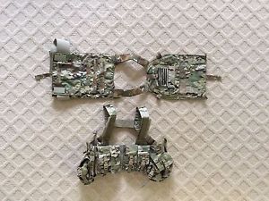 London Bridge Trading LBT-1961G Chest Rig w/zipper & LBT-6094B-Slick Carrier