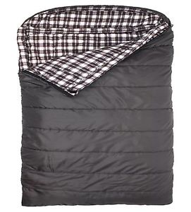 TETON Sports Fahrenheit Mammoth -18C/0F Queen Size Sleeping Bag Grey -18°C