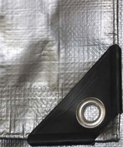8'X20' c/s Silver Tarp (14 X 14 Weave), 10 Per Box
