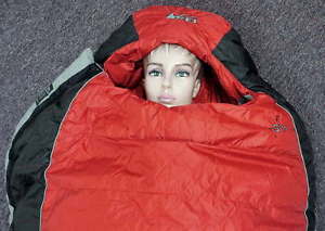 REI Elements E1 -5 Goose Down Mummy Winter Sleeping Bag Waterproof Camping