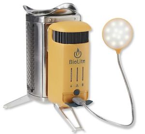 BioLite CampStove Portable Wood-Burning Stove & Power Generator Camping/Survival