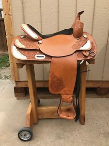Tex Tan Yokum Western Saddle 16q
