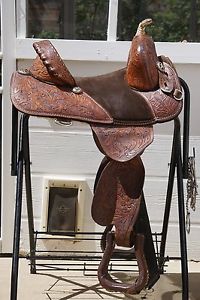 13.5" Original Bob Marshall Treeless Western Saddle