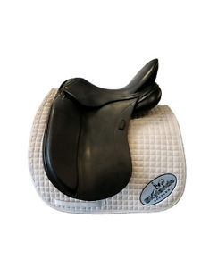 Used Schleese HK (Heike Kemmer) Dressage Saddle - Size: 17.5" - Black