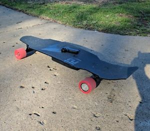 Limited edition dual hub motor electric pure carbon fiber skateboard.