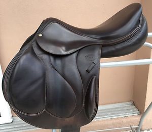 Devoucoux Chiberta Brown 18" English Equestrian Saddle, Arcade normal
