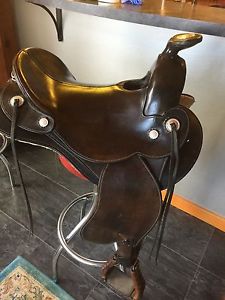 Ortho Flex saddle 16" seat excellent condition. Comes with custom pad.