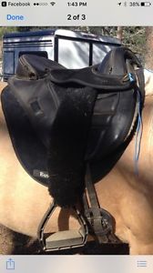 Torsion Duo 16" treeless saddle