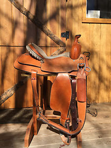 Price Reduced - Usher Brand Barrel Racing Or Mounted Shooting Saddle