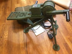 Hand Crank Generator G-76/G 24 volt with carrying bag, manual, two cords.