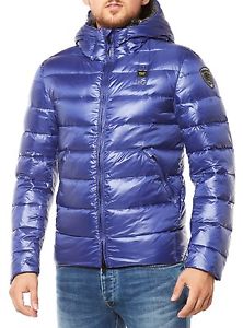 NUOVO BLAUER GIACCA UOMO GIACCA PIUMINO 16WBLUC03062 004288 IMPERMEABILE BLU