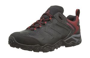 Merrell Mens CHAM SHIFT Low Trekking and Walking Shoes Black (Black/Red) ... NEW
